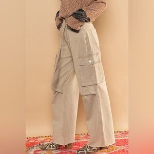 POL Tan Cargo Pants